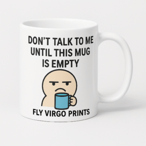 Don’t Talk Coffee Mug White